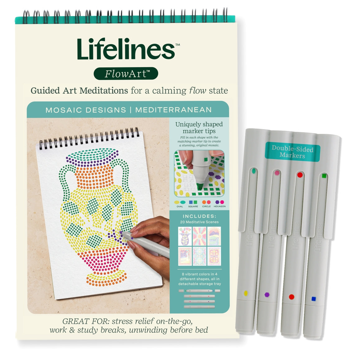 Lifelines Flowart Mosaic Designs Mediterranean