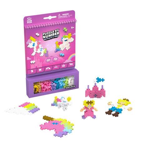 Plus-Plus Puzzles by Number Activity Pad Fairytale