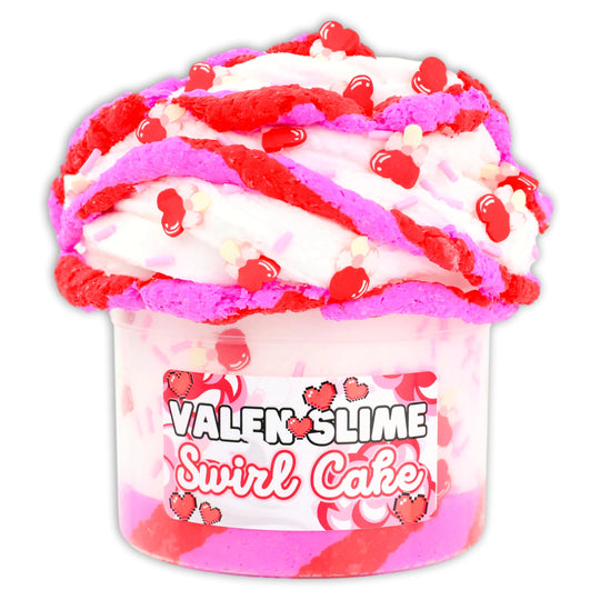 Valen-Slime Swirl Cake Dope Slimes
