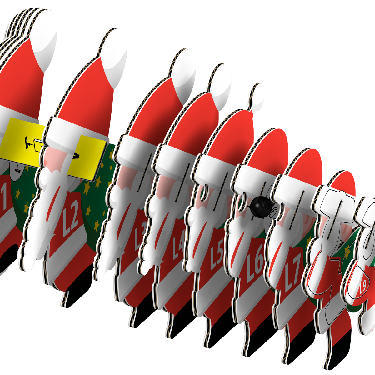 Eugy Santa 3D Puzzle