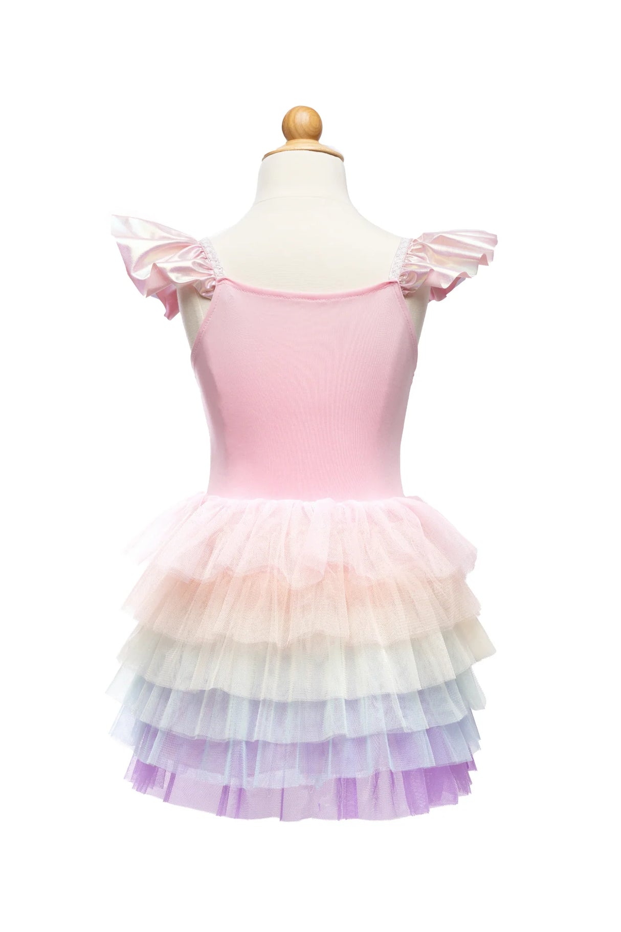 Rainbow Ruffle Tutu Dress, Size 5-6