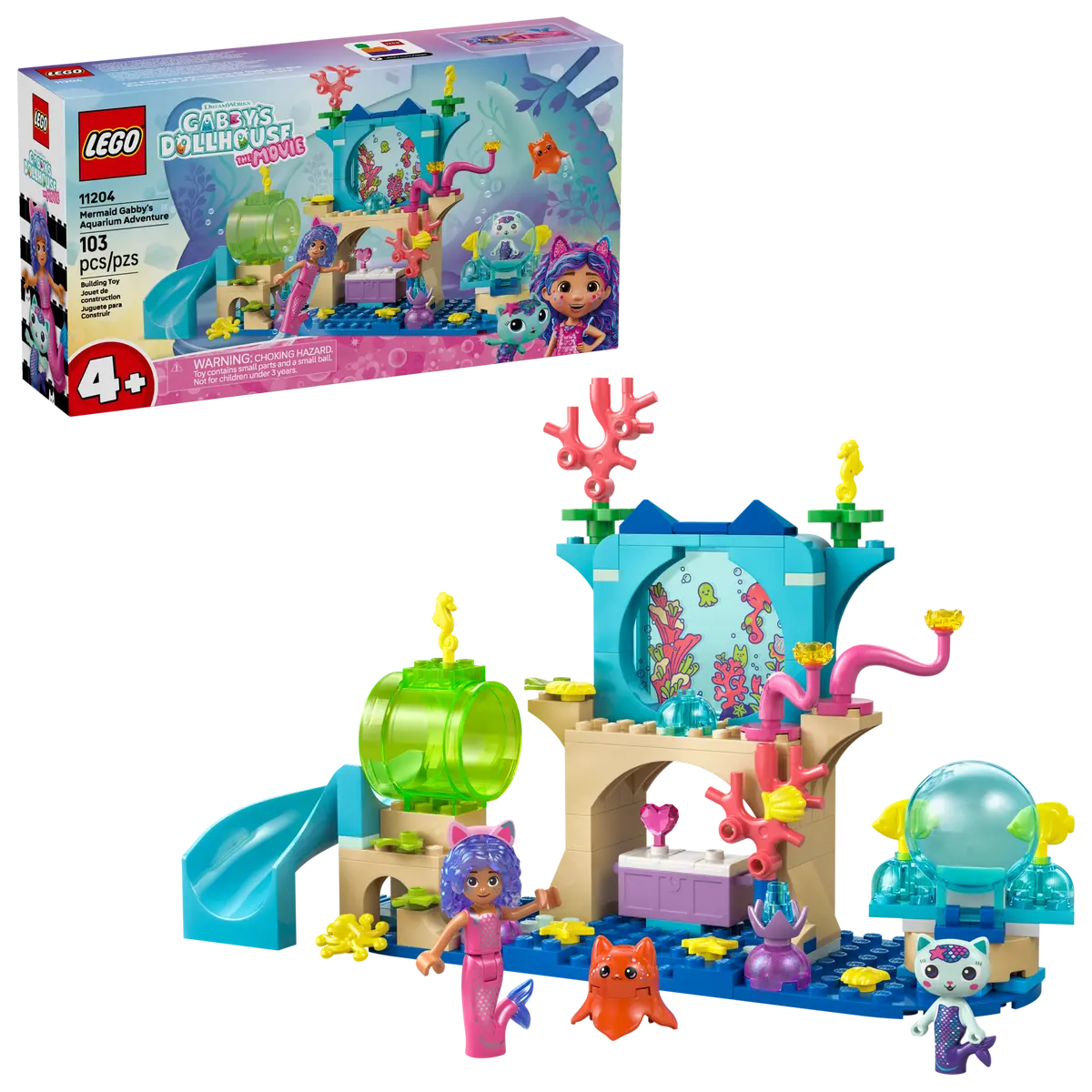 LEGO Gabbys Dollhouse 11204 Mermaid Gabby's Aquarium Adventure