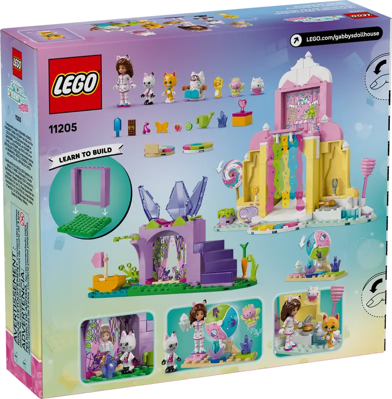 LEGO Gabbys Dollhouse 11205 Sweet Treat Mountain & Kitty Garden