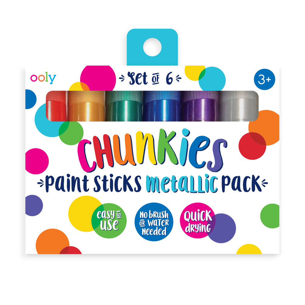 Chunkies Paint Sticks Metallic Package of 6