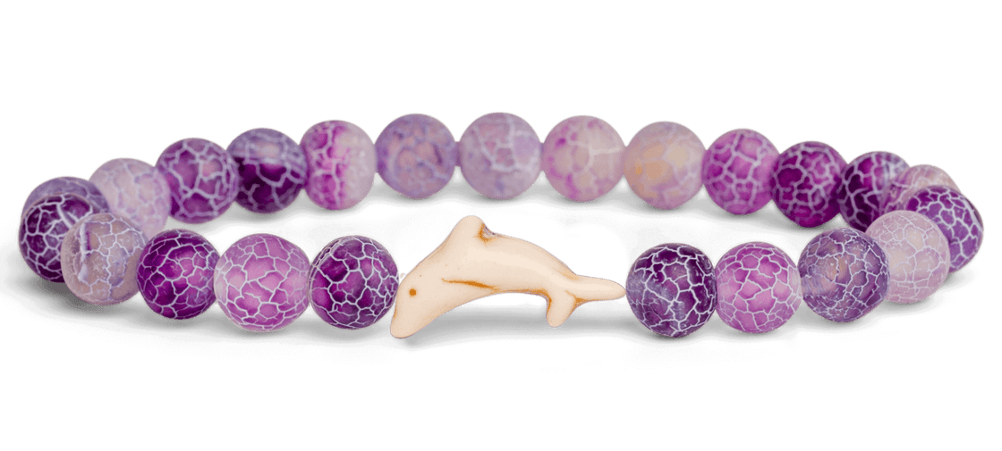 Fahlo Bracelet Dolphin Coral Reef Violet