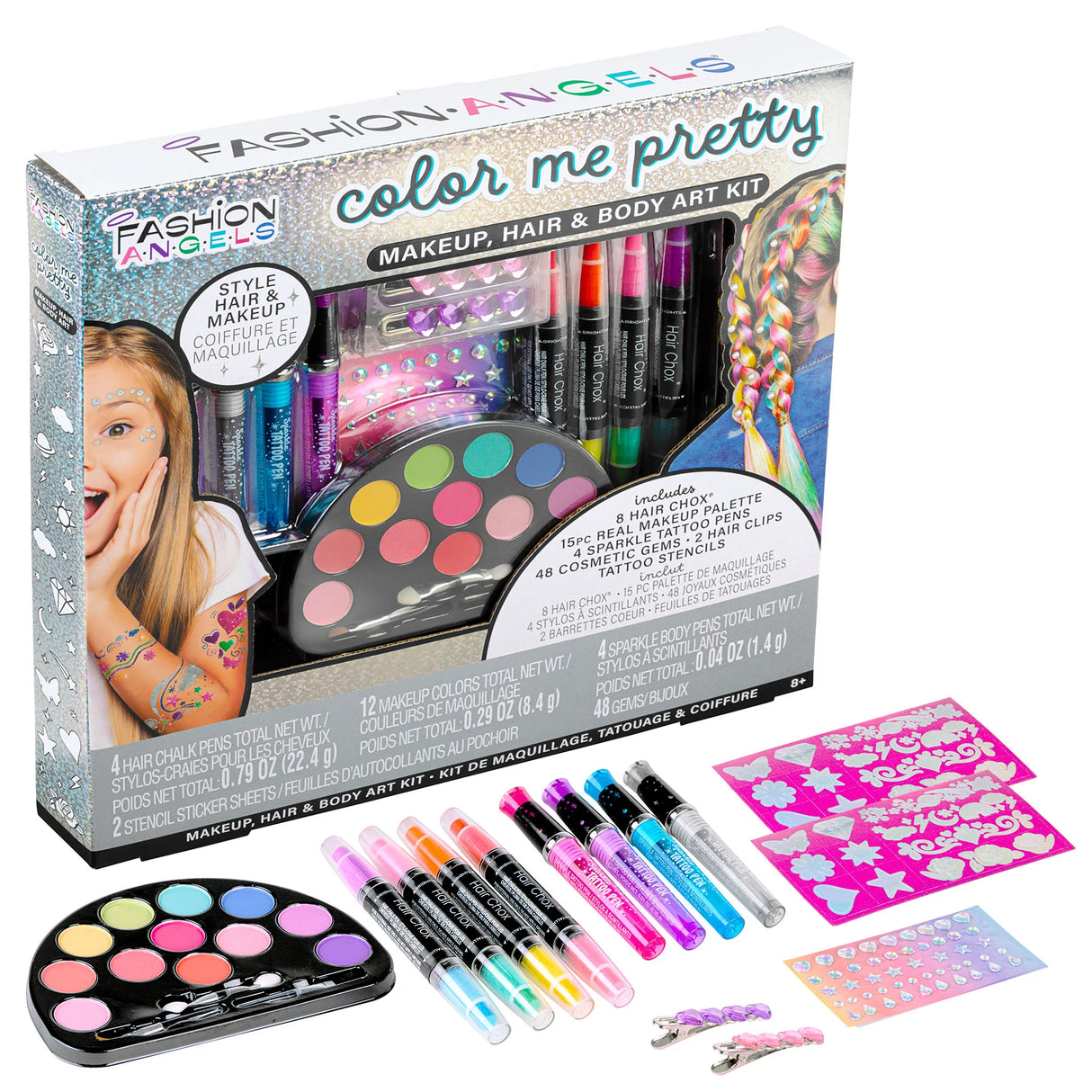 Color Me Pretty Hair & Body Art Kit