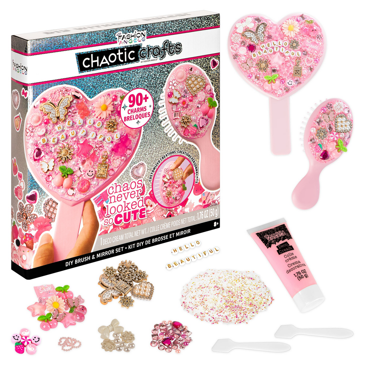 Chaotic Crafts- Brush & Mirror set