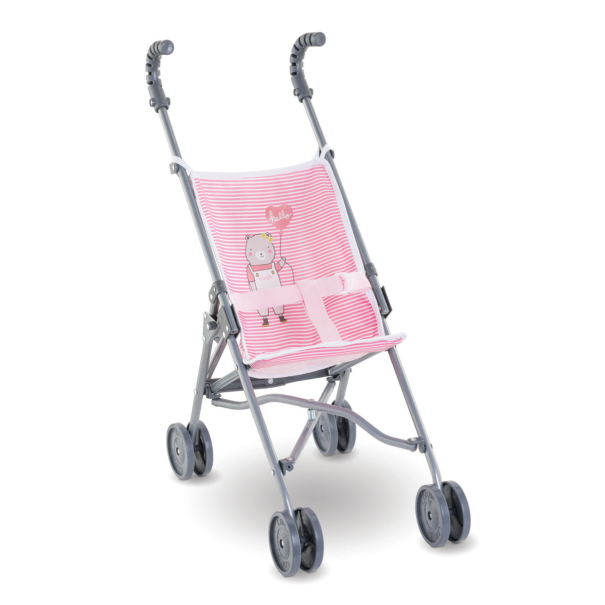 Corolle Pink Stripe Umbrella Stroller 14"+ Dolls