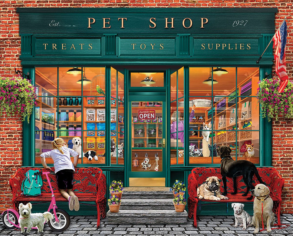 Local Pet Shop 500 Piece Jigsaw Puzzle