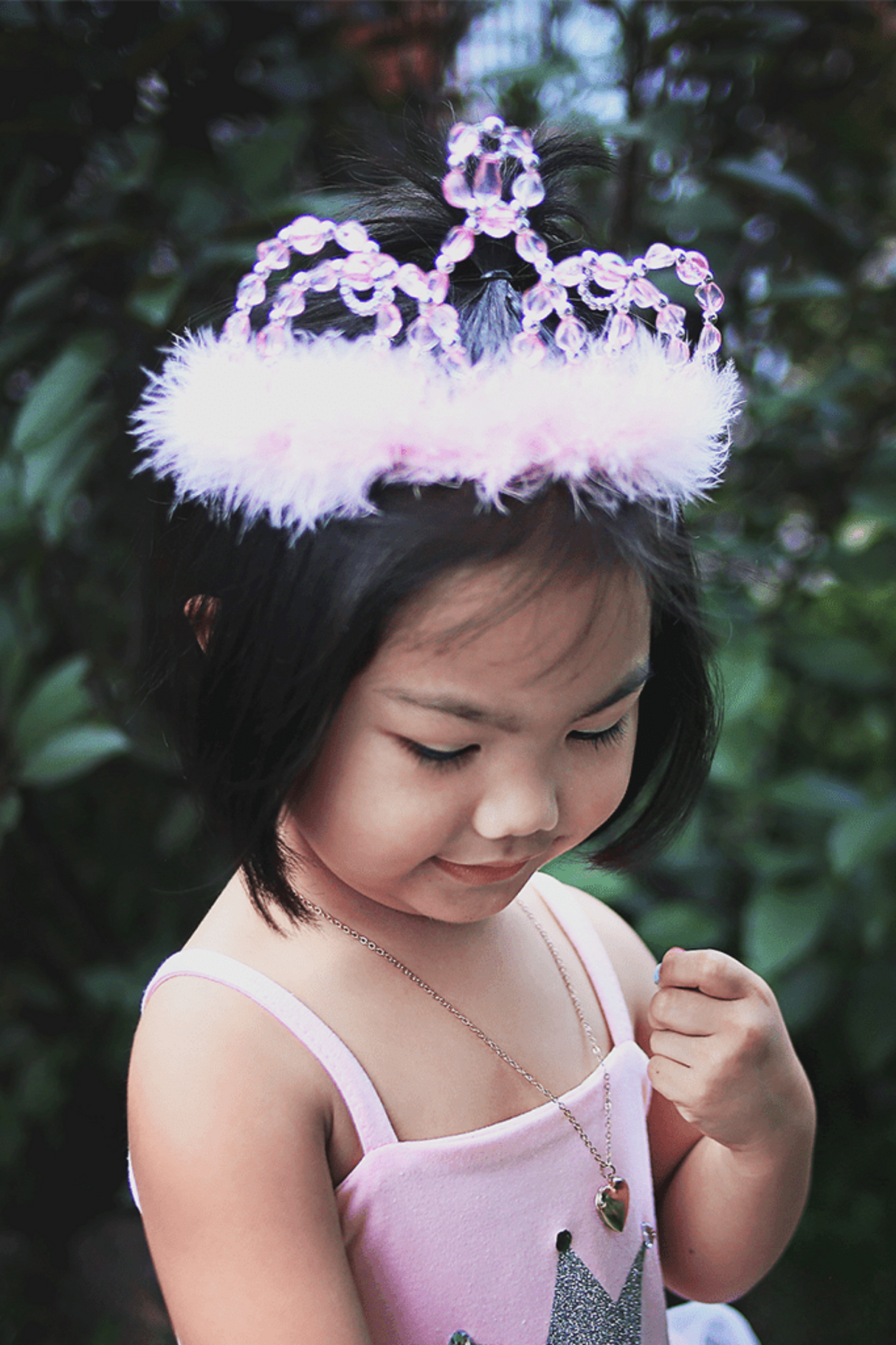 Princess Tiara Pink/Silver
