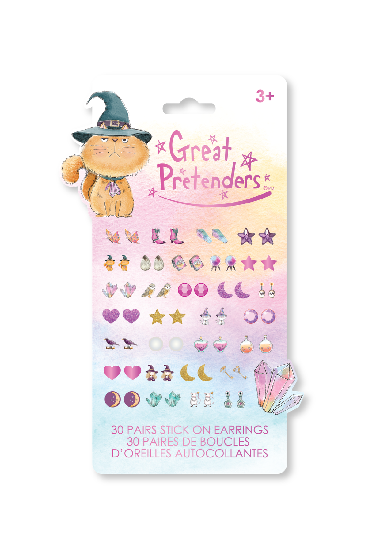 Grumpy Cat Spelltastic Stick on Earrings