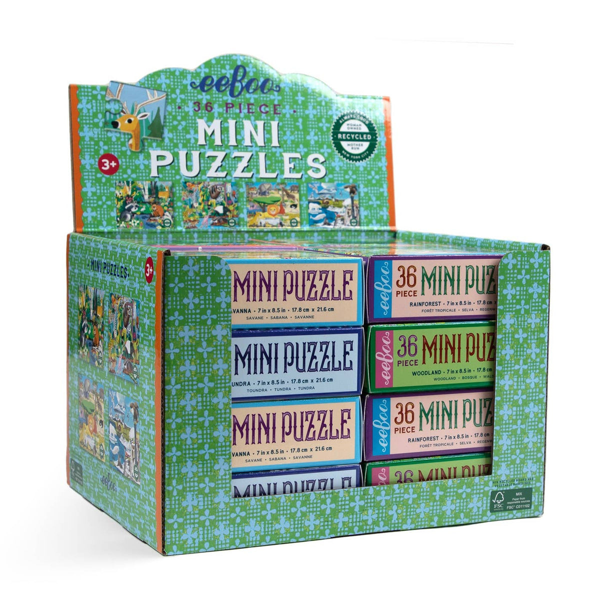 Wild Habitats 36 Piece Miniature Puzzle