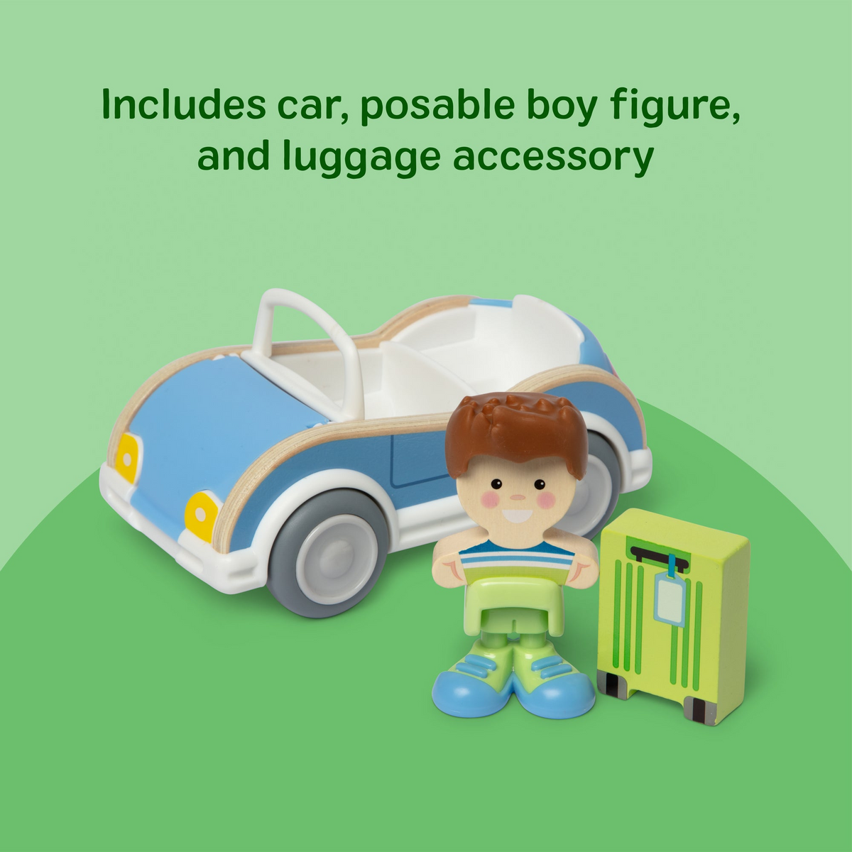 Cheery Lane Car and Play Figure - Boy