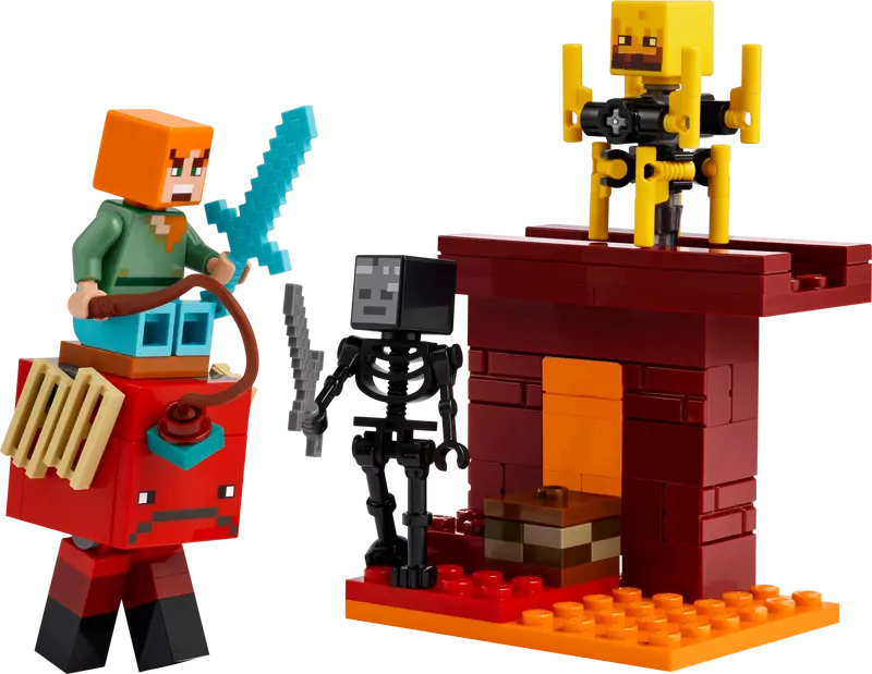 LEGO Minecraft 21266 The Nether Lava Battle