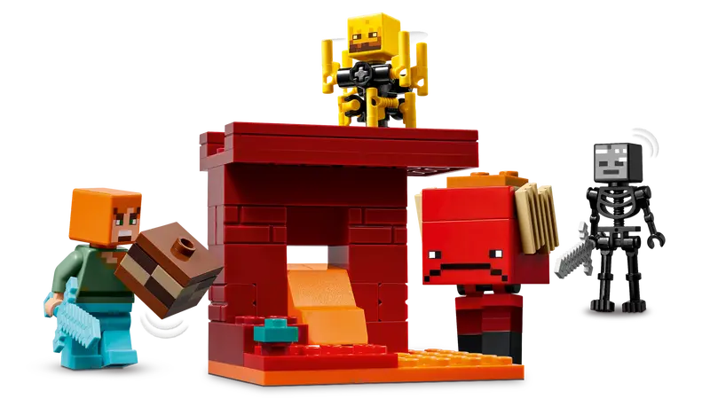 LEGO Minecraft 21266 The Nether Lava Battle