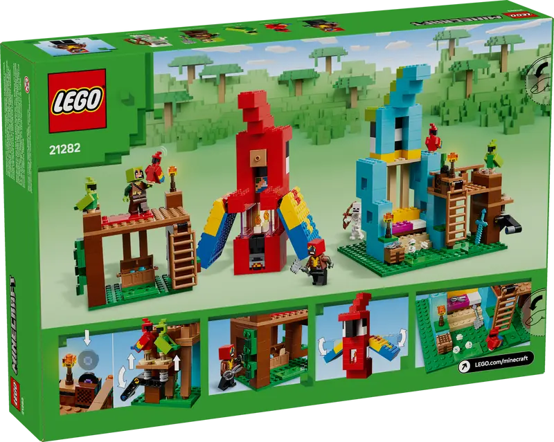 LEGO Minecraft 21282 The Parrot Houses