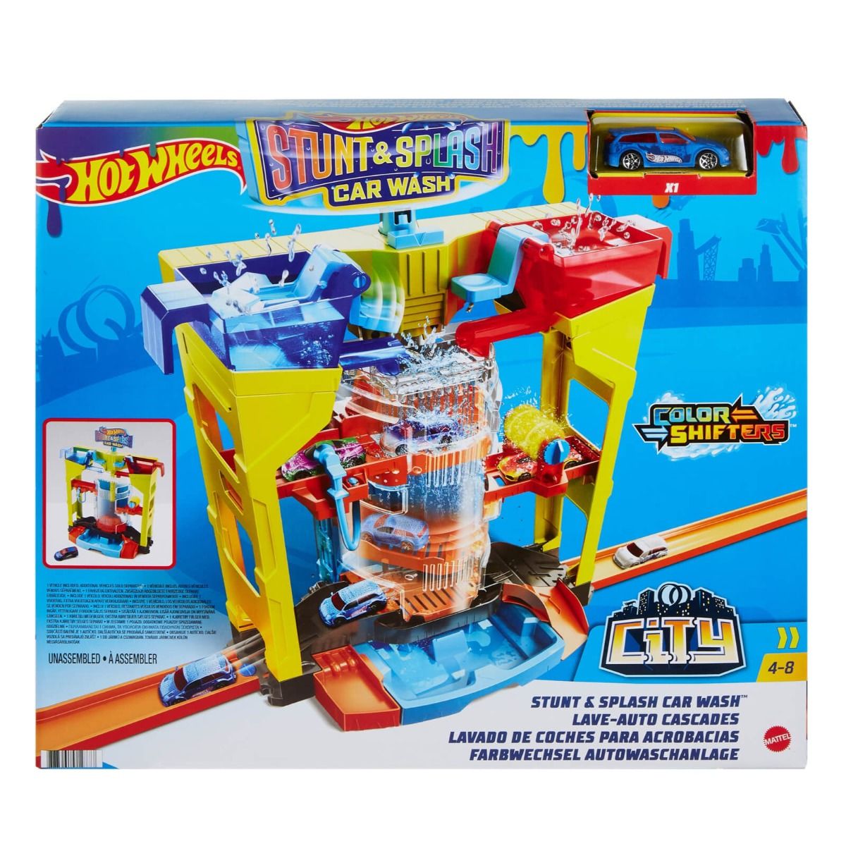 Hot Wheels City Tunnel Twist Car Wash