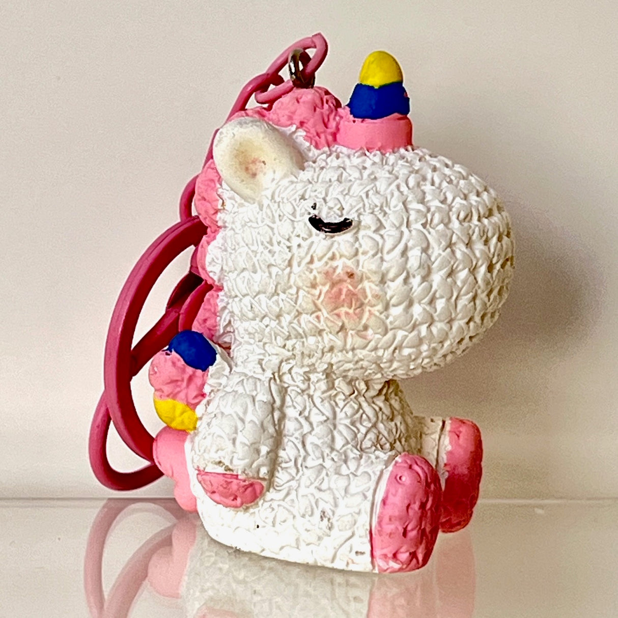 BC Mini Knitted Unicorn Key Charm
