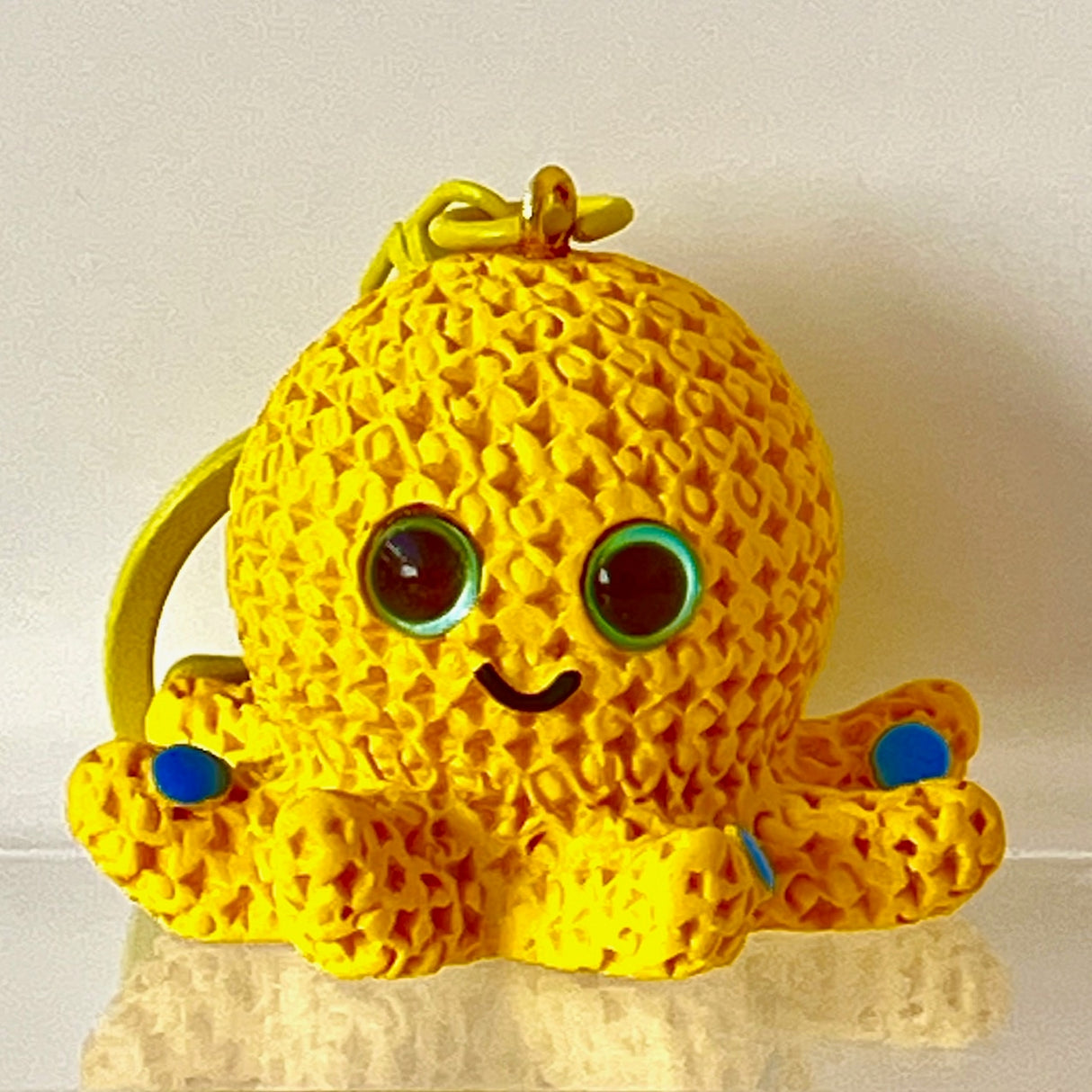 BC Mini Knitted Octopus Key Charm