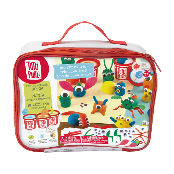 Tutti Frutti Dough Kit - Monsters Trio Lunchbag