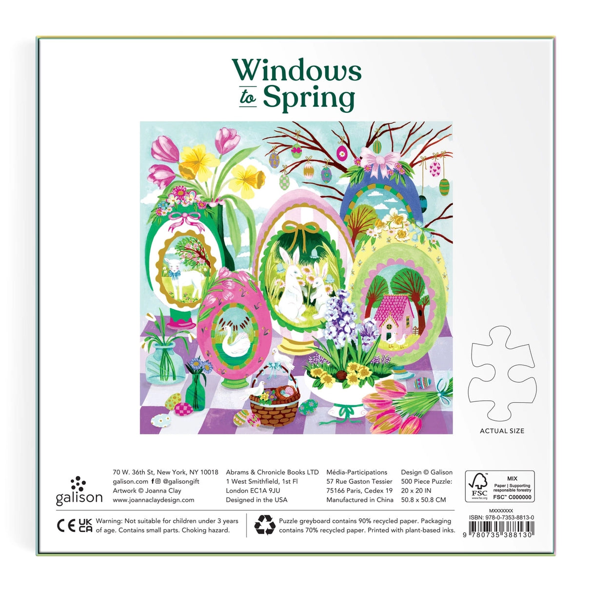 Windows To Spring 500 Foil Piece Puzzle