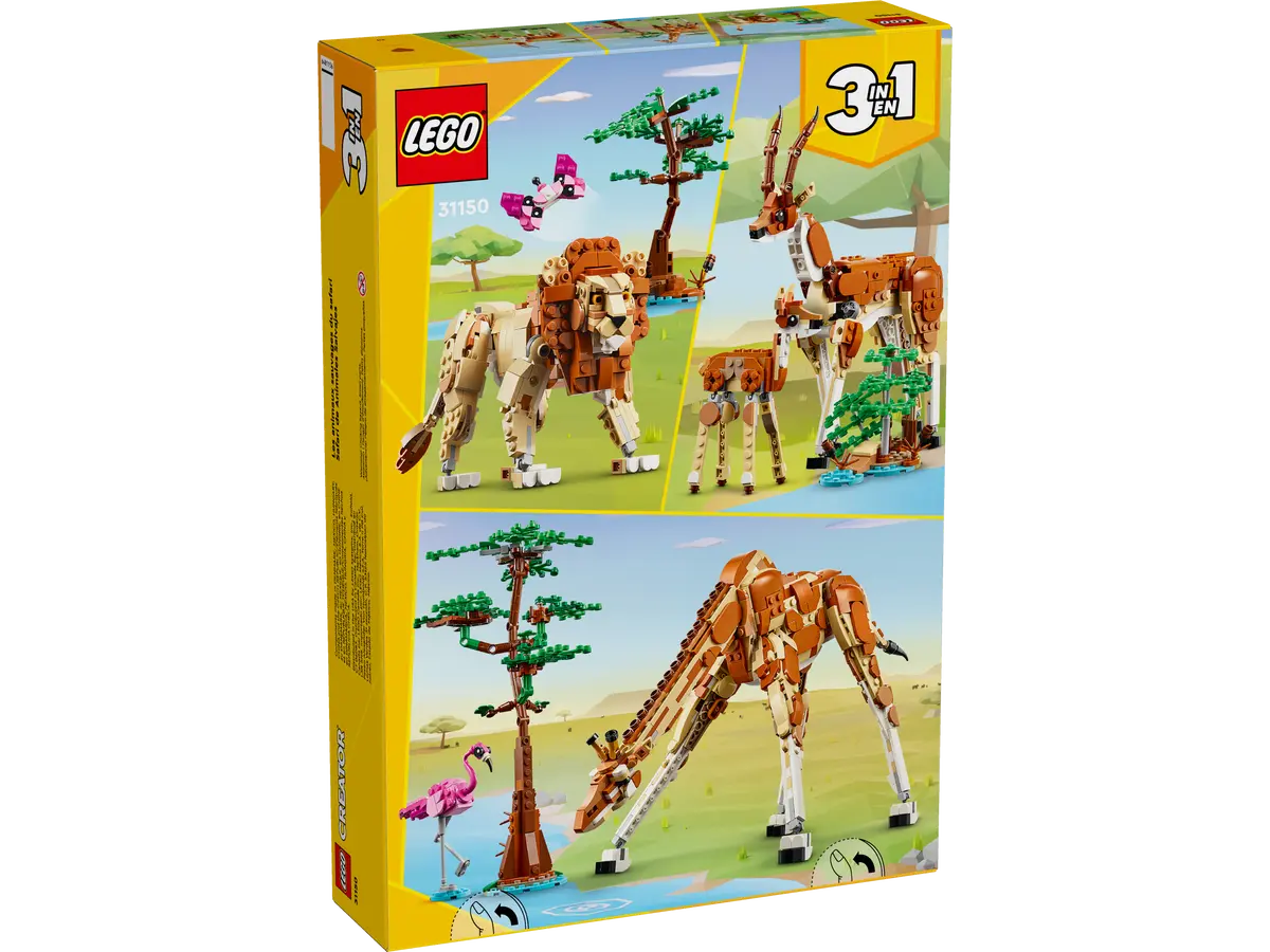LEGO Creator 31150 Wild Safari Animals