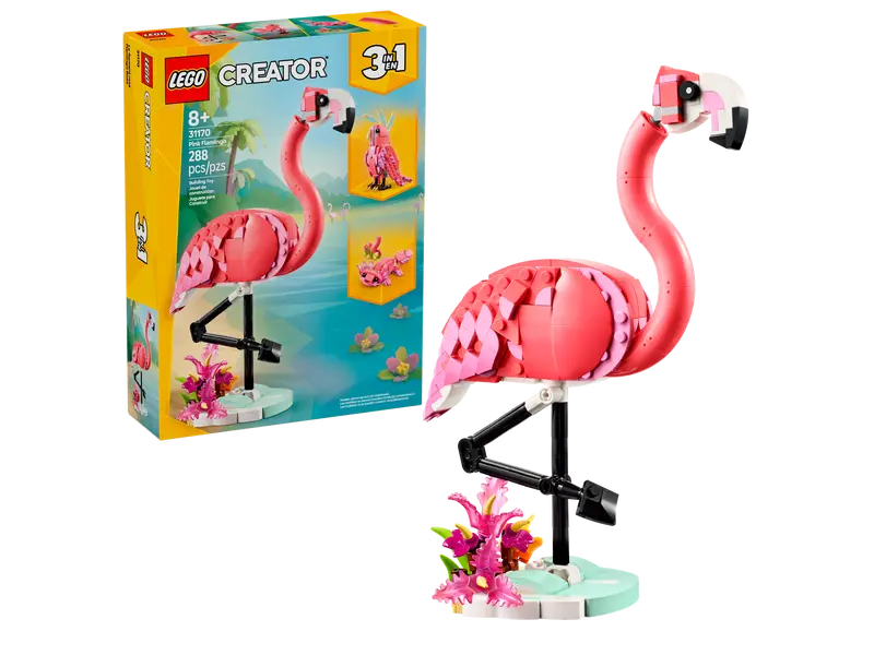 LEGO Creator 31170 Wild Animal: Pink Flamingo