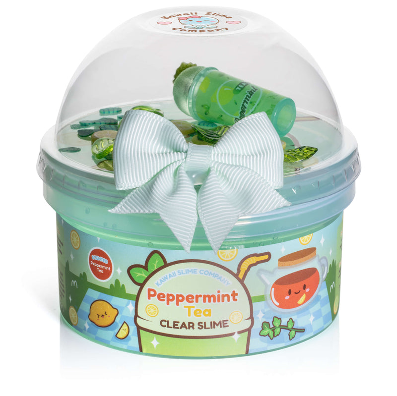 Peppermint Tea Clear Slime Kawaii Slime