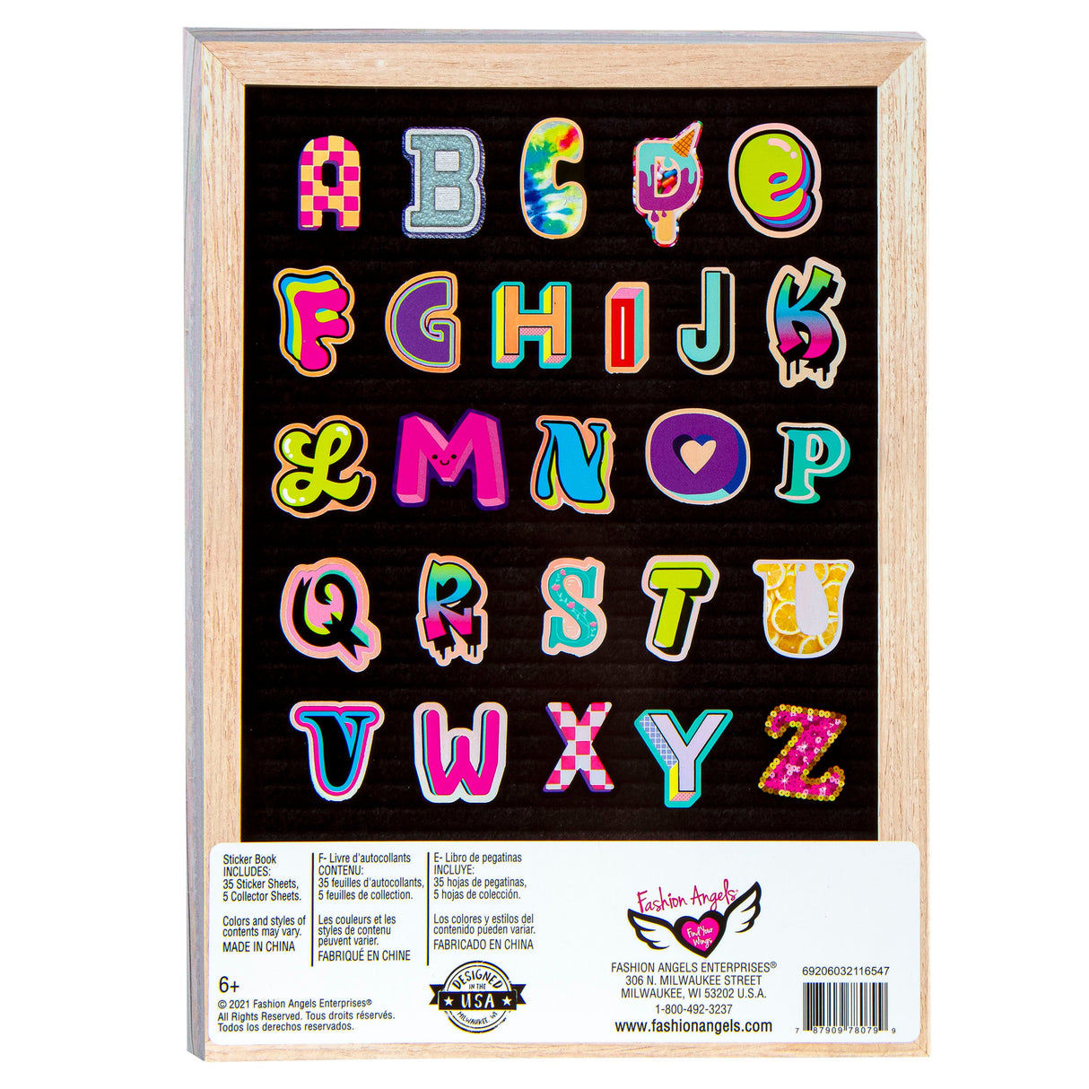 Alphabet Sticker Book