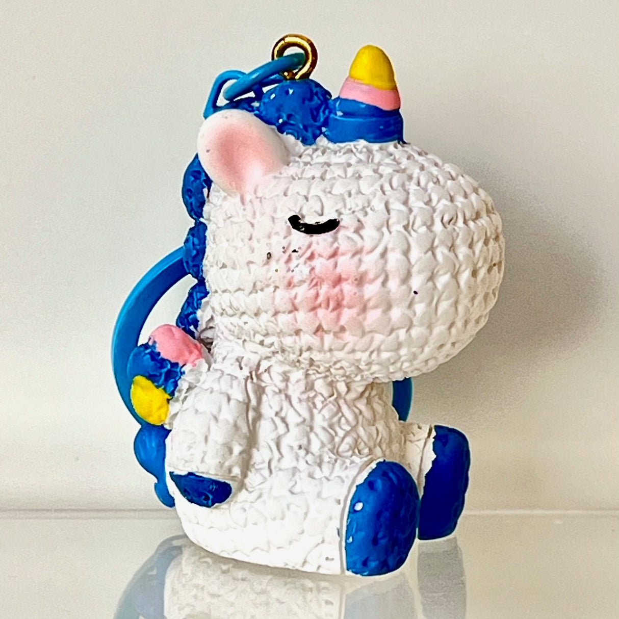 BC Mini Knitted Unicorn Key Charm