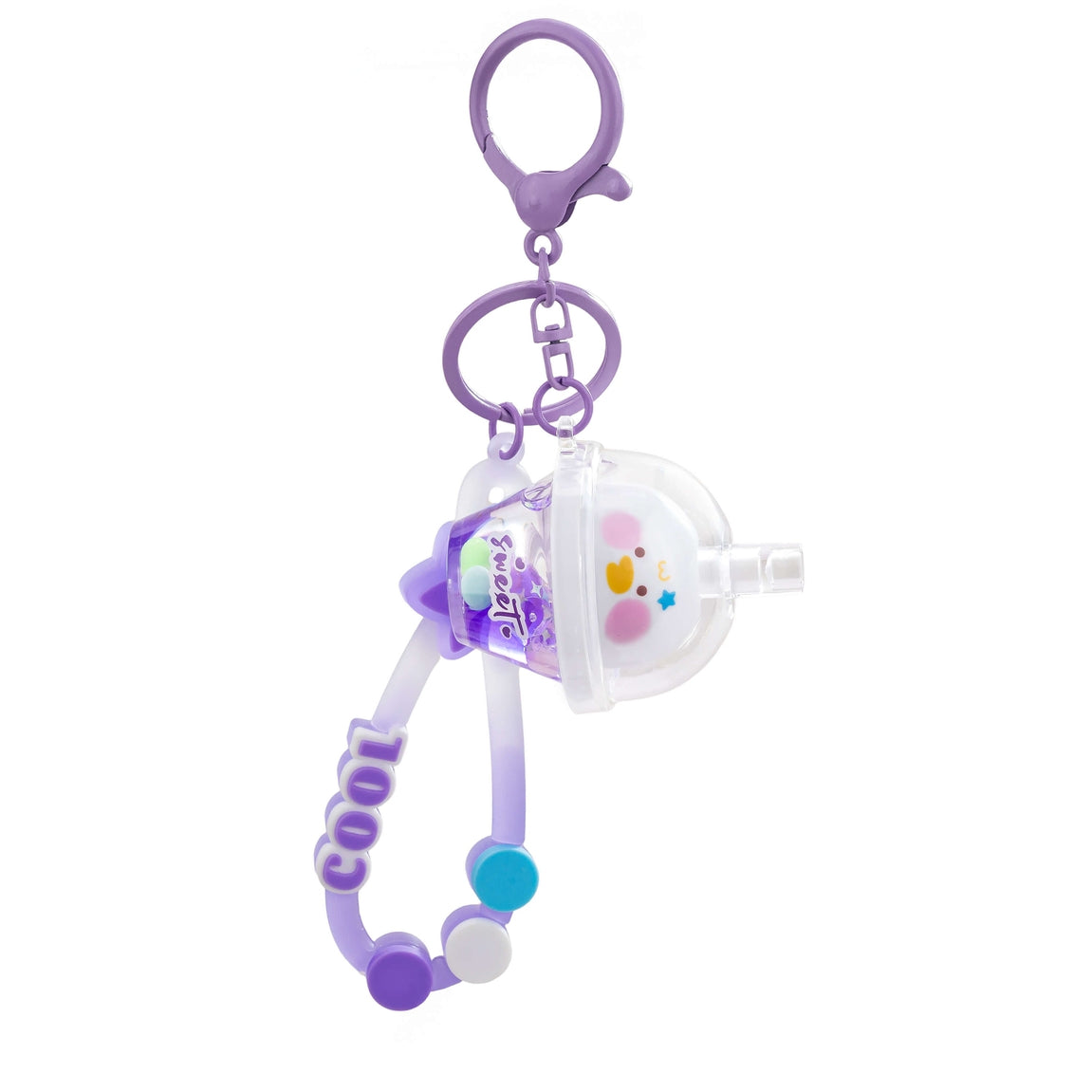 Sweet Pals Boba Liquid Effect Sensory Keychain - Purple
