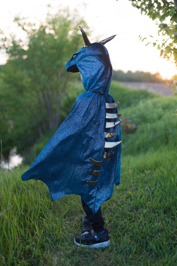 Starry Night Dragon Teal/Gold, Size 5-6