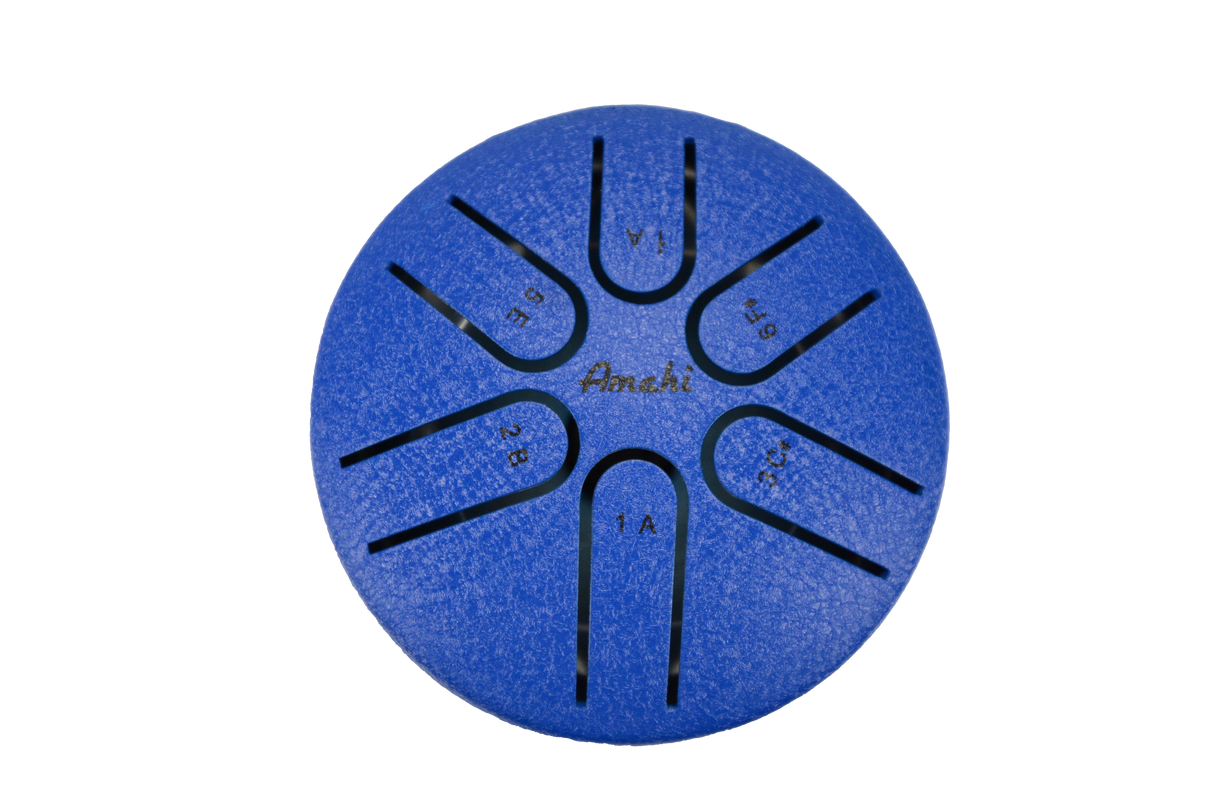 3" Steel Tongue Drum Blue