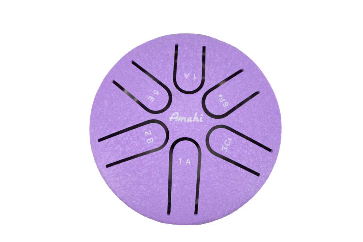 3" Steel Tongue Drum Purple