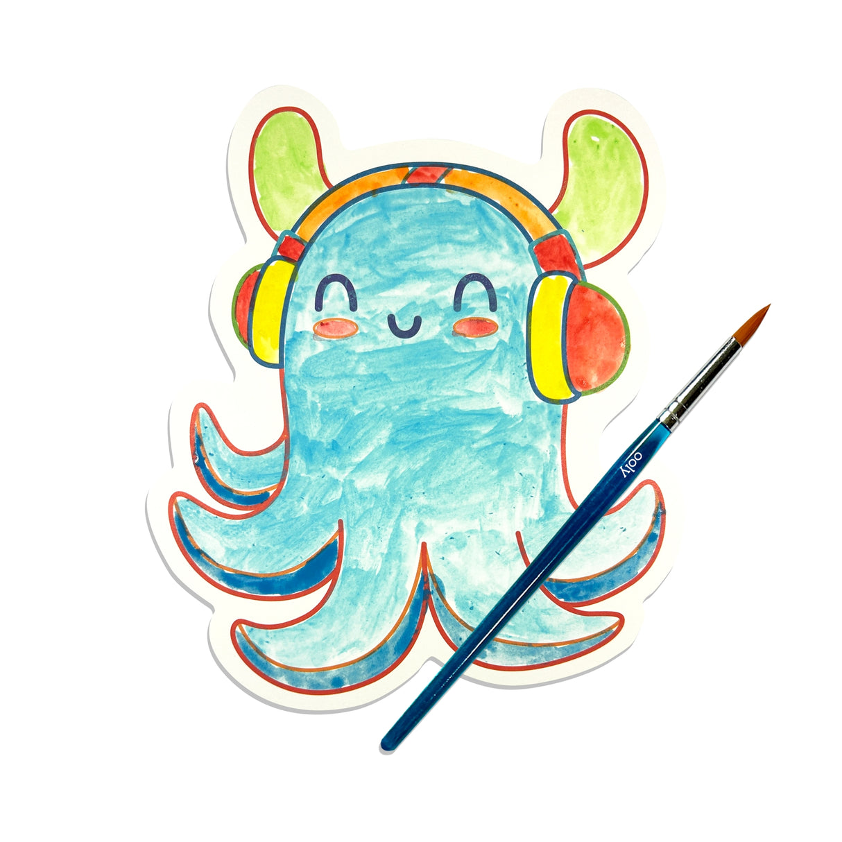 Playful Painters: Easy Watercolor Painting Kit - Ocean Pals