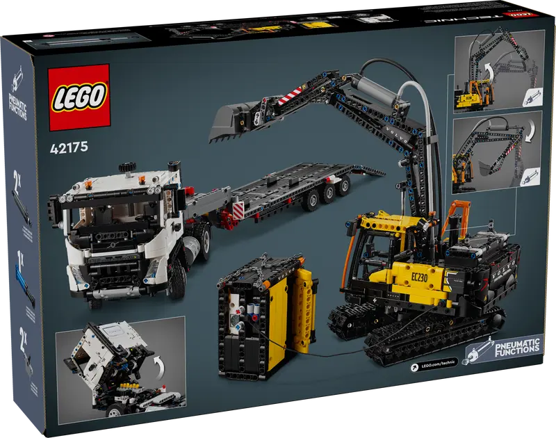 LEGO Technic 42175 Volvo FMX Truck & EC230 Electric Excavator