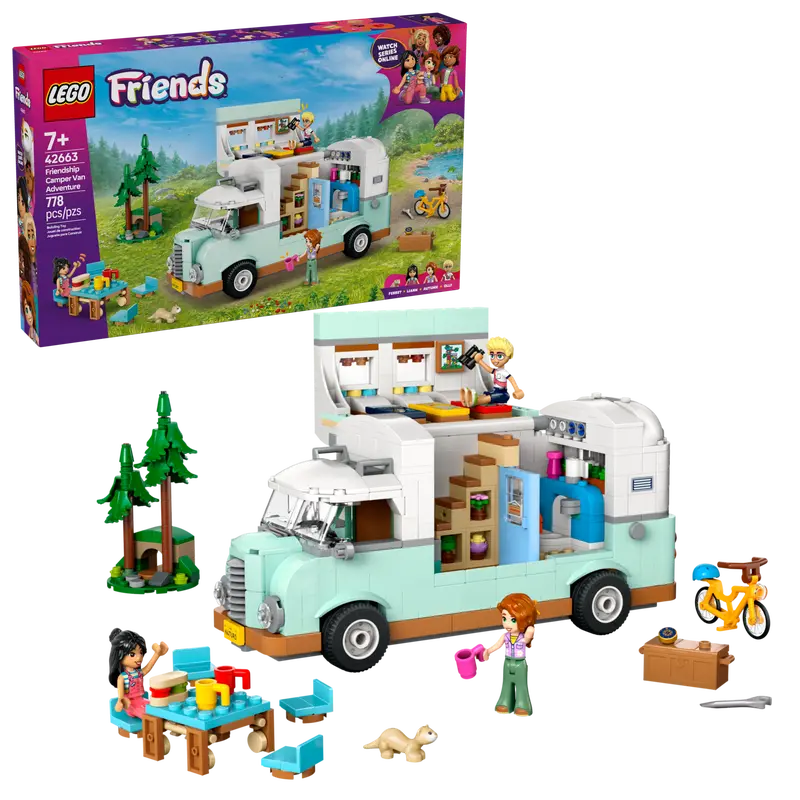 LEGO Friends 42663 Friendship Camper Van Adventure