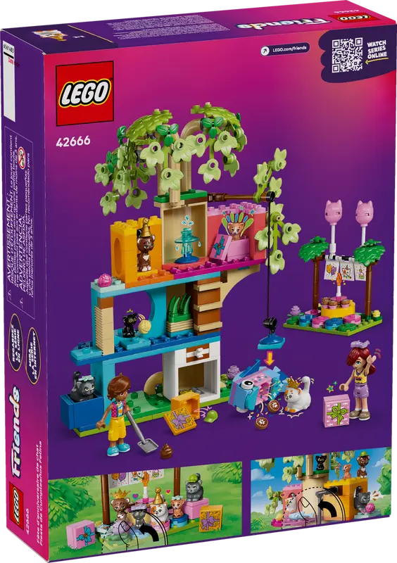 LEGO Friends 42666 Cat Birthday Party & Tree House