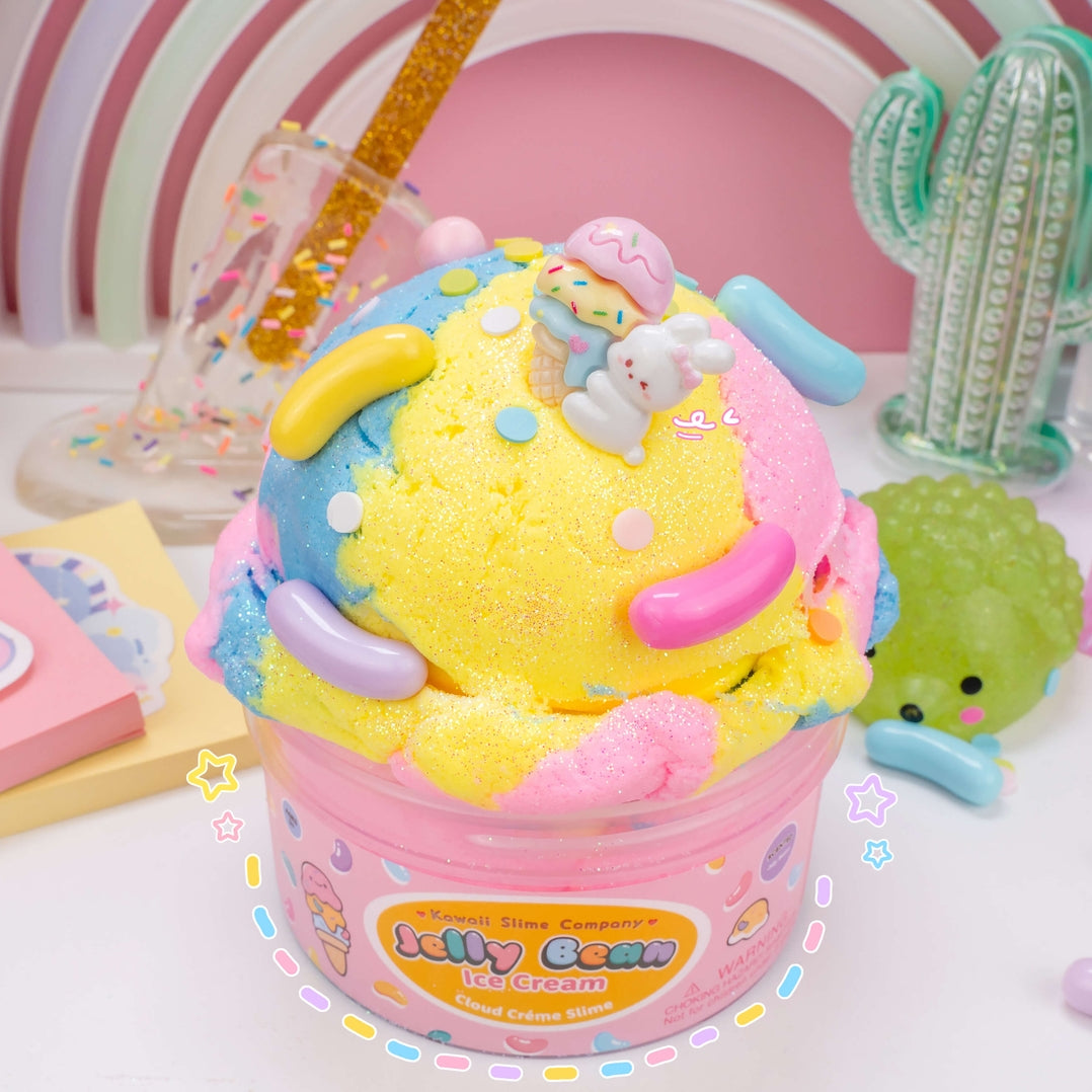 Jelly Bean Ice Cream Cloud Creme Kawaii Slime