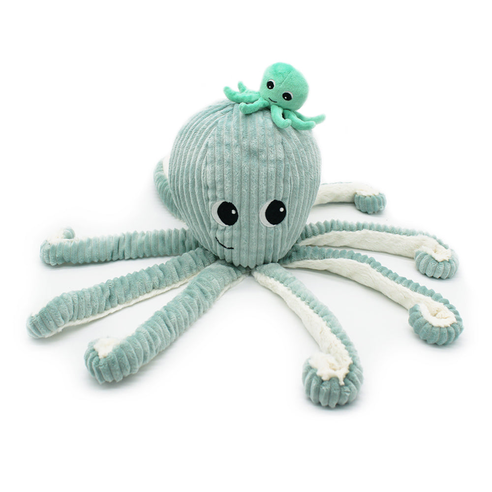 Les Ptipotos: Octopus Mom and Baby - Mint