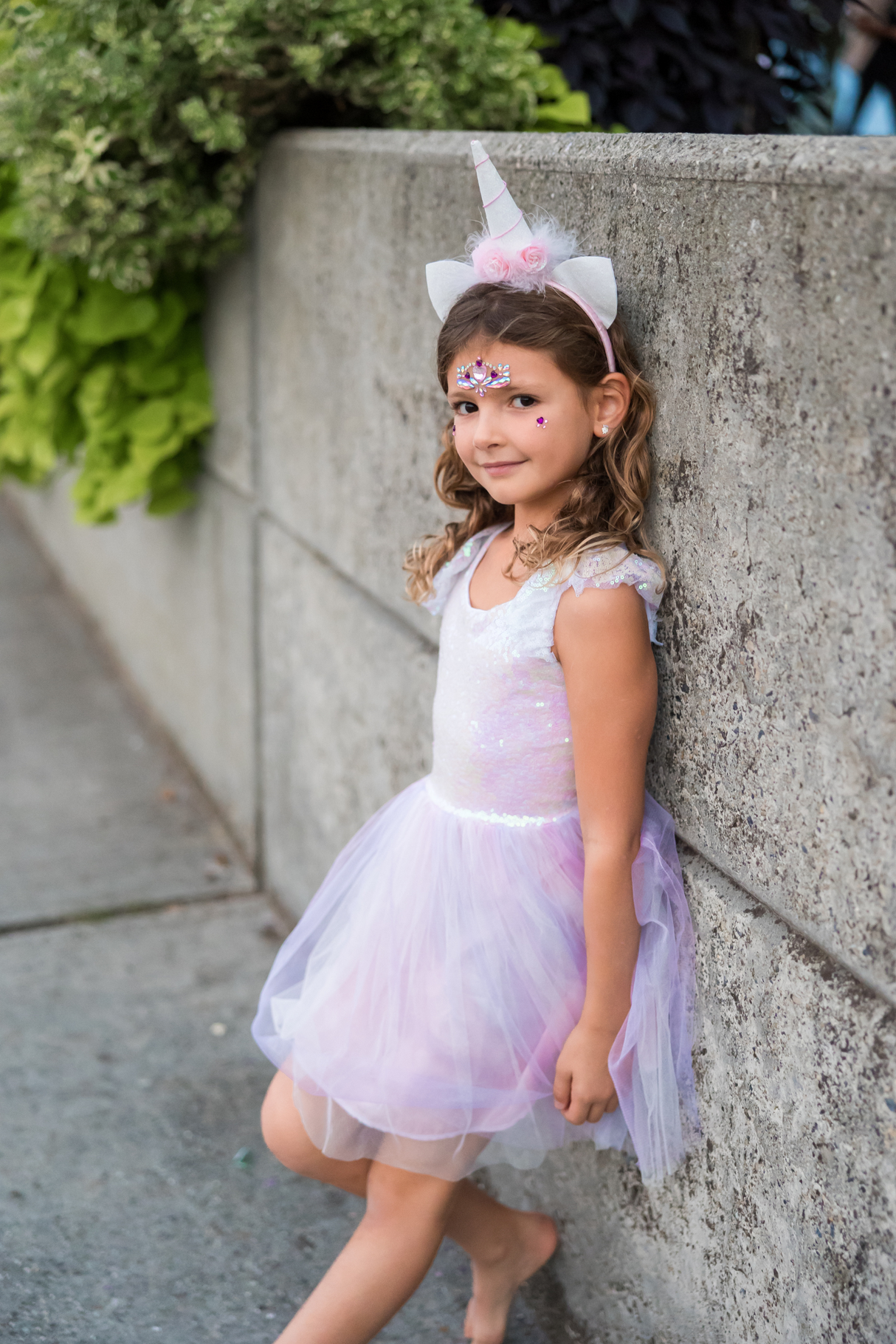 Dreamy Unicorn Dress and Headband 5/6