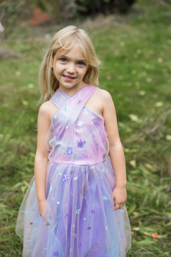Ombre Eras Dress Lilac/Blue - Size 5/6