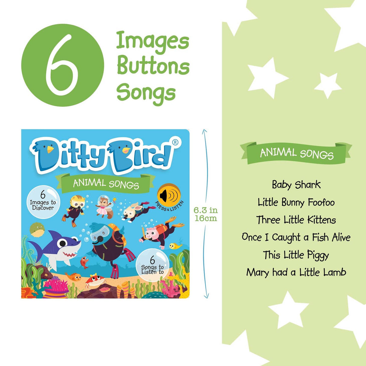 Ditty Bird Animal Songs Talking Book