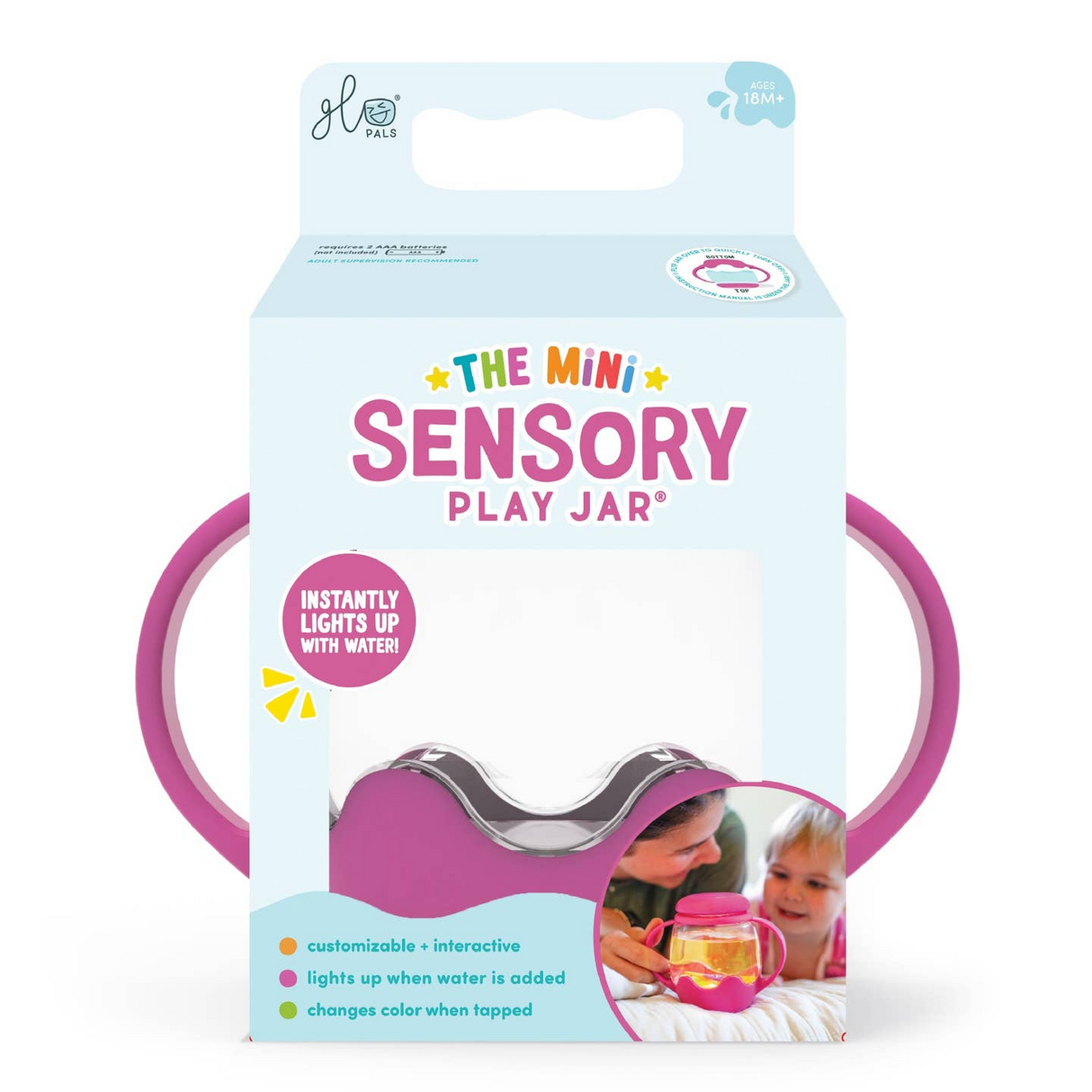 Mini Sensory Play Jar Gift Set - Pink/Gumdrop