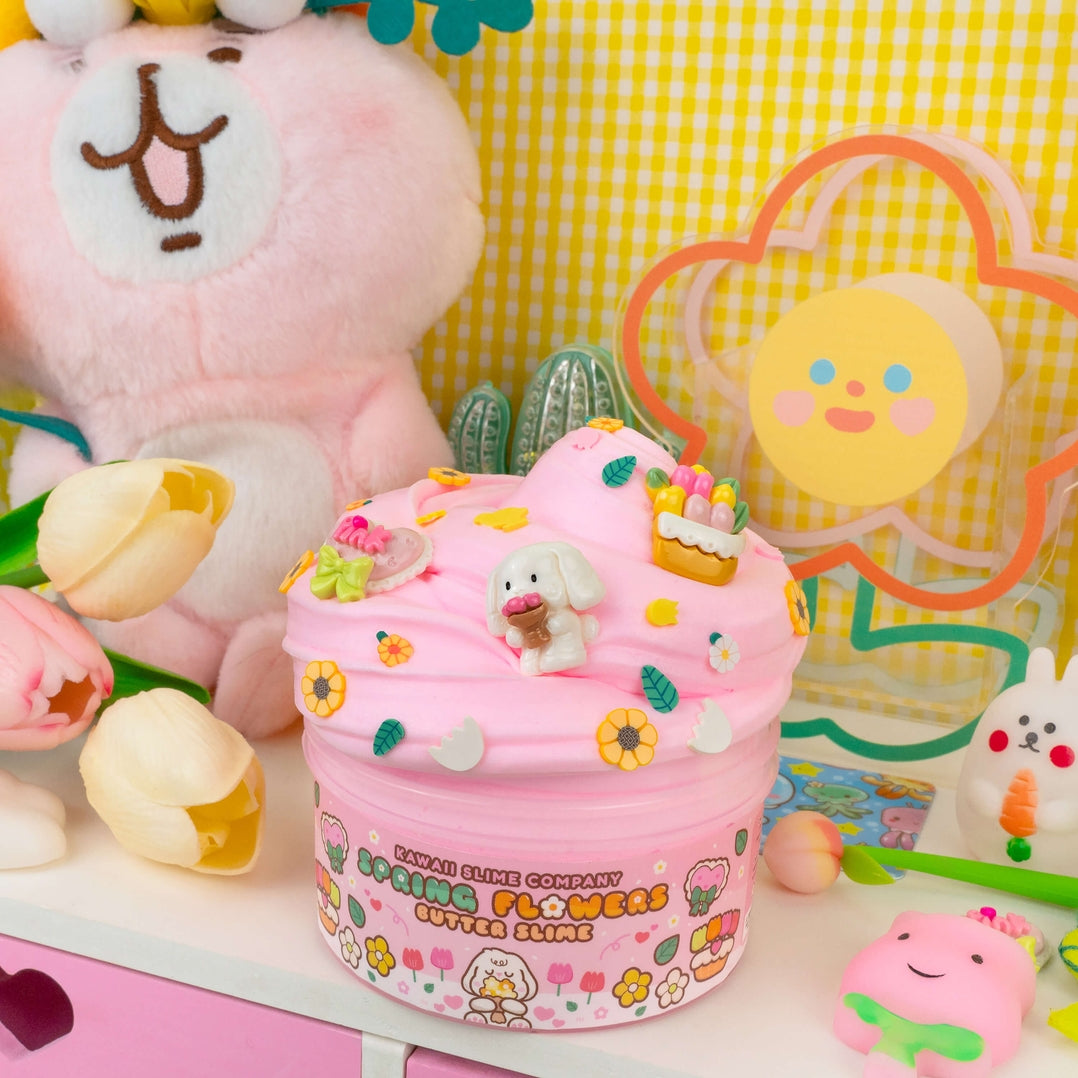 Spring Flowers Butter Kawaii Slime