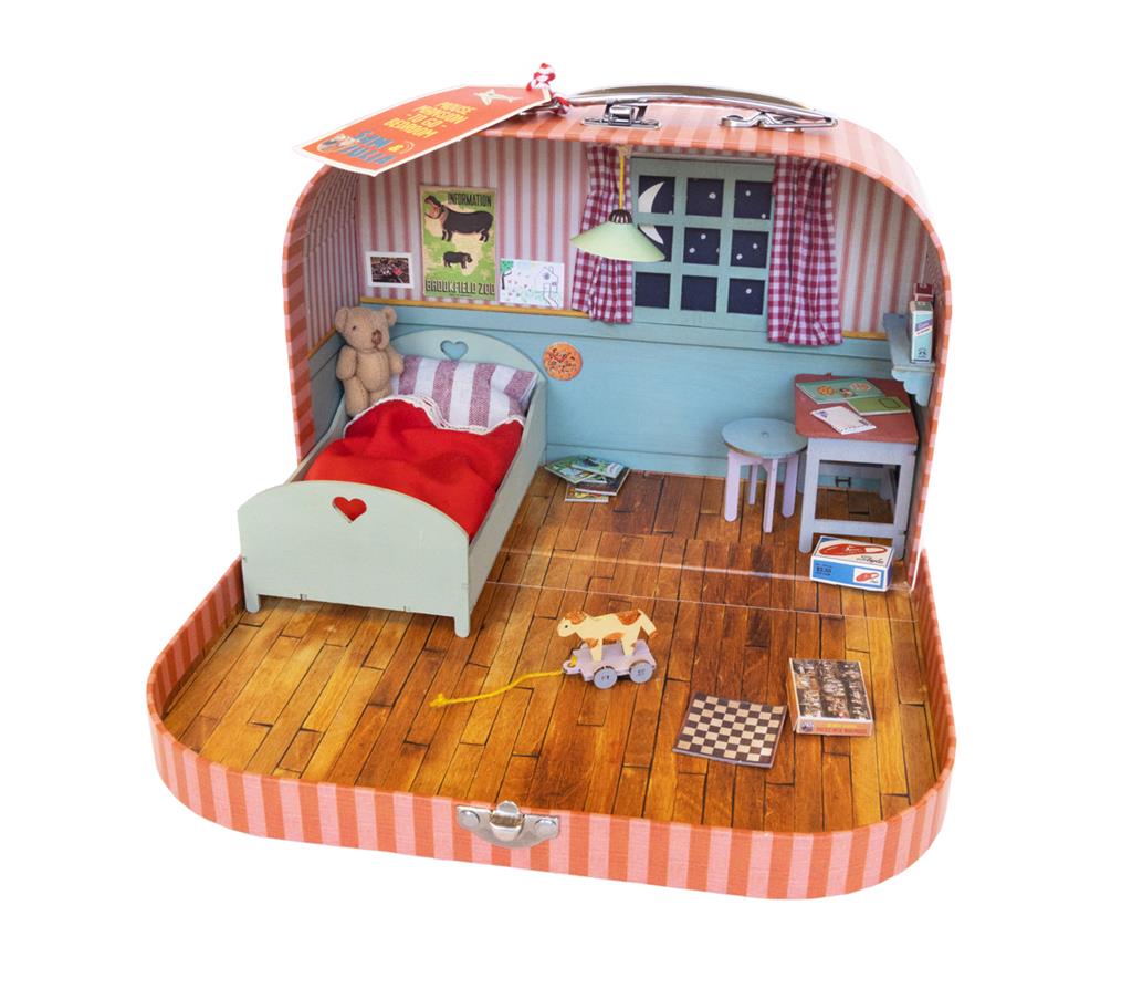 Sam & Julia Mouse Mansion To Go Bedroom