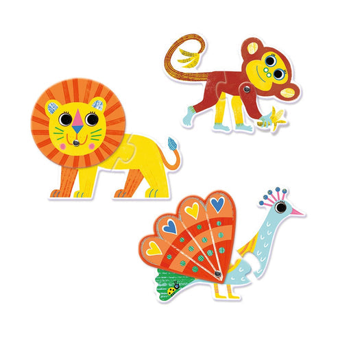 Djeco Puzzle Duo Articulo Animals