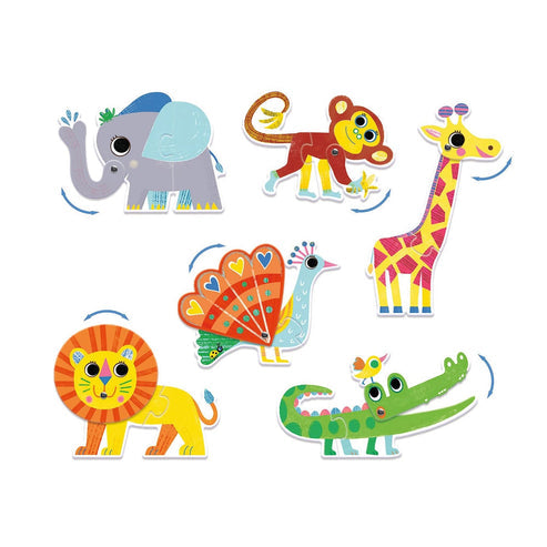 Djeco Puzzle Duo Articulo Animals