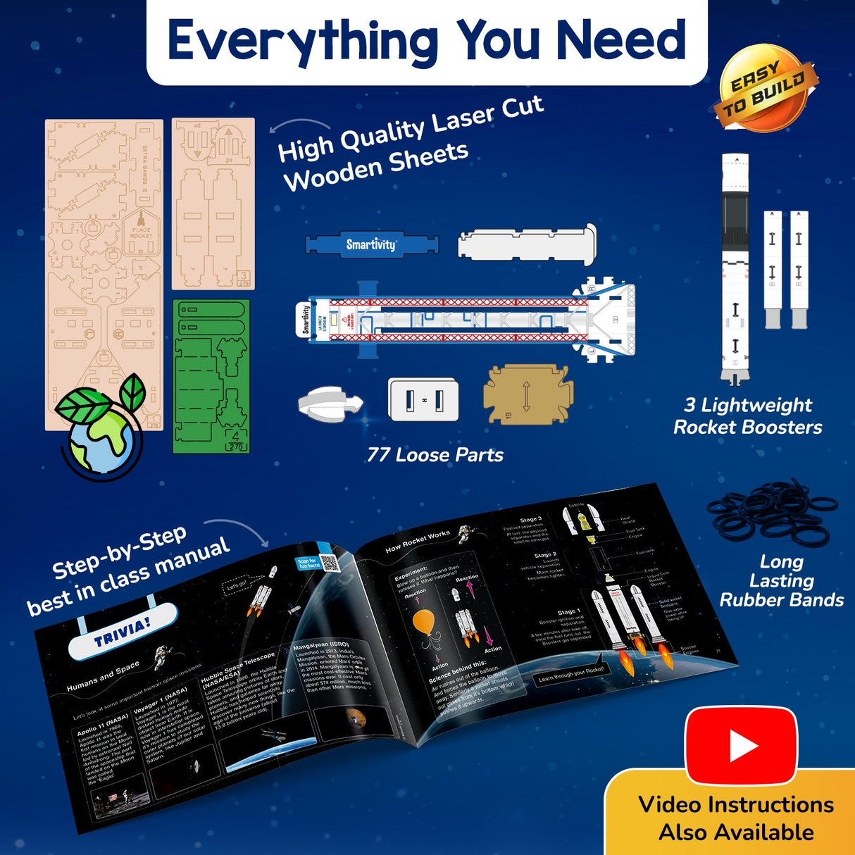 Smartivitiy Rocket Launcher Building Kit
