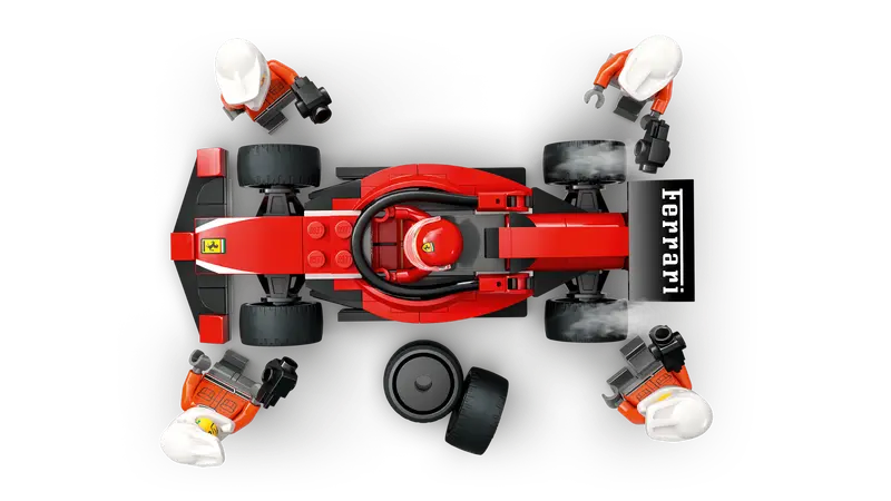 LEGO City 60443 F1 Pit Stop & Pit Crew with Ferrari Car
